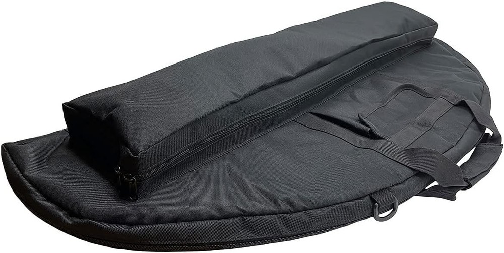 Durable Compound Bow Carrying Case - Padded & Zipper Access with Arrow Storage