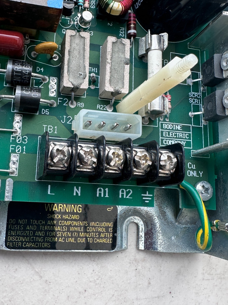 Bodine DC Motor Control, Model 830, 115VAC Input