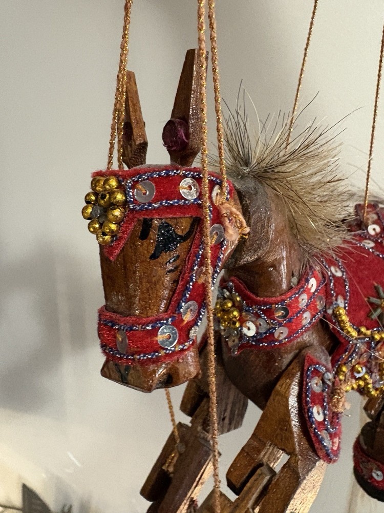 Marionette Horse from Peru Handmade