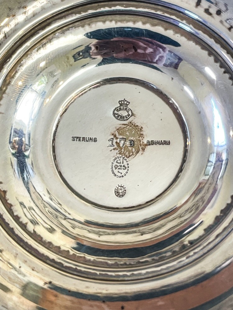Georg Jensen Sterling Footed Bowl No. 17B Designed by Johan Rhode c.1930