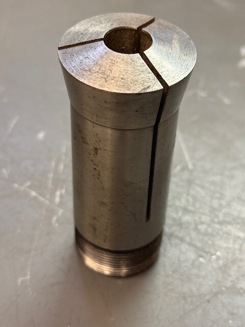 1/2" Round 5C Collet w/Internal Threads