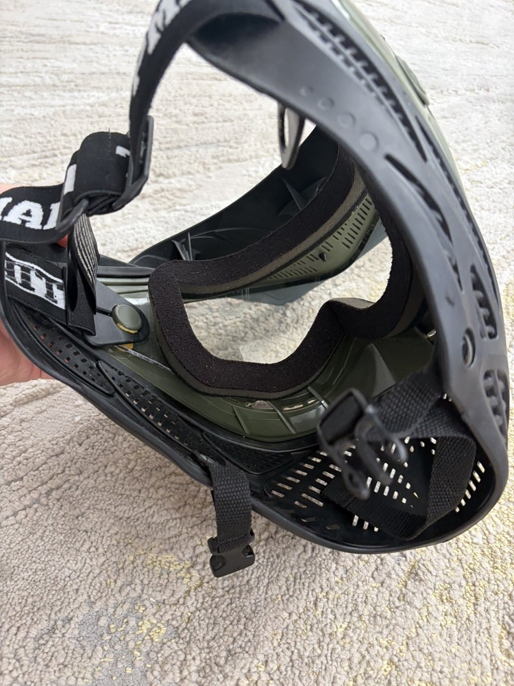 Tippmann Paintball Mask Black W/ Visor And Adjustable Strap