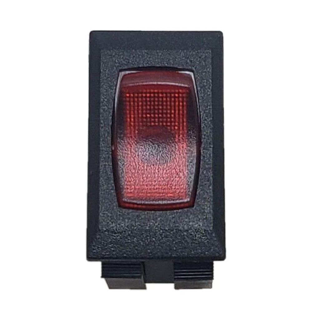 Sigma Switches Rocker Switch with Red Light for RVs, Black