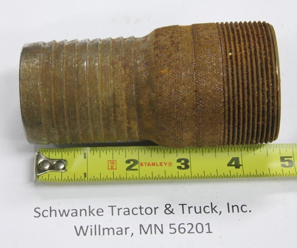 2" Hose x 2" MNPT Steel hose barb