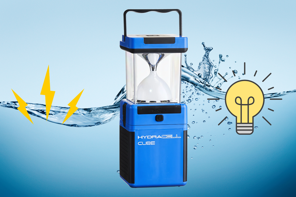 Hydracell Cube Lantern with Accessory Light and 4 Meter Cable