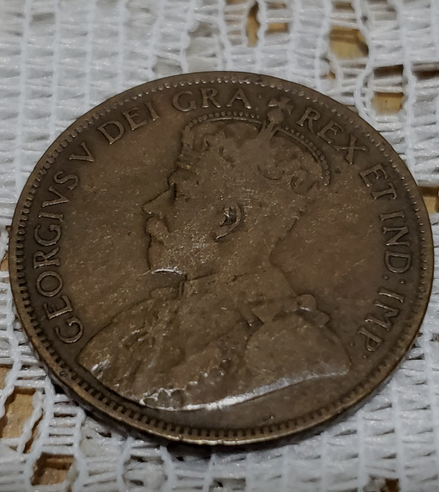 1916 CANADA LARGE CENT * LARGE PENNY ONE CENT * CANADIAN CENT *