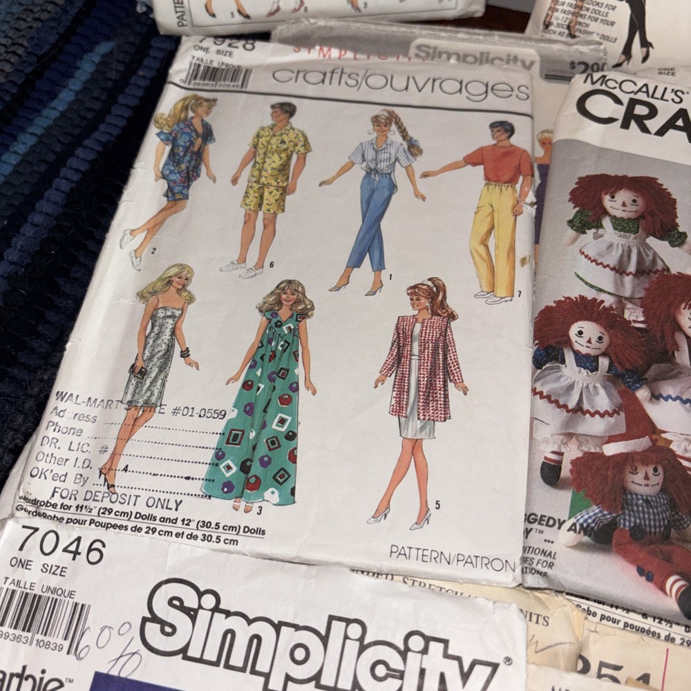 29 Vintage Doll Clothes Sewing Patterns
