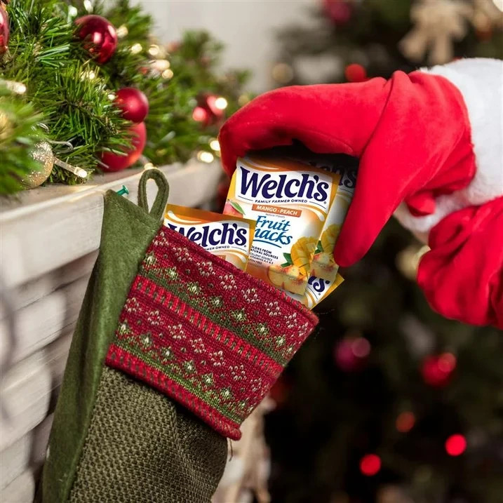 Welch's Fruit Snacks Mango-Peach Soft Fruit Snacks for Stocking Stuffers, .8 oz,