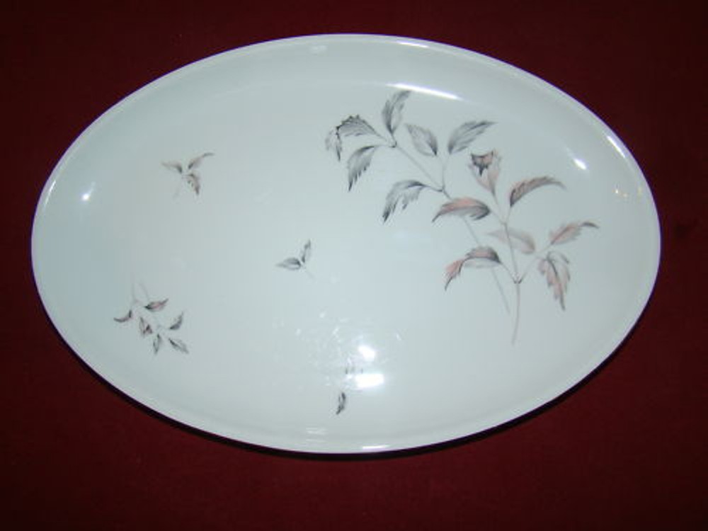 FURSTENBERG ILLUSION OVAL SERVING PLATTER 14 7/8"