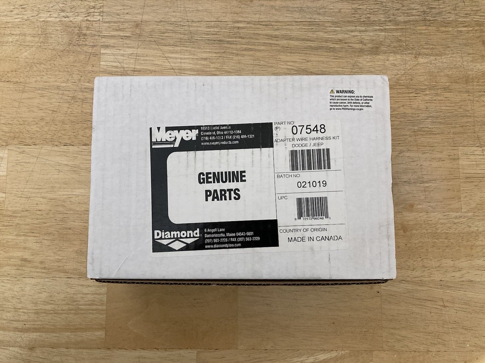 Meyer Nite Saber Headlight Wiring Module Kit 07548