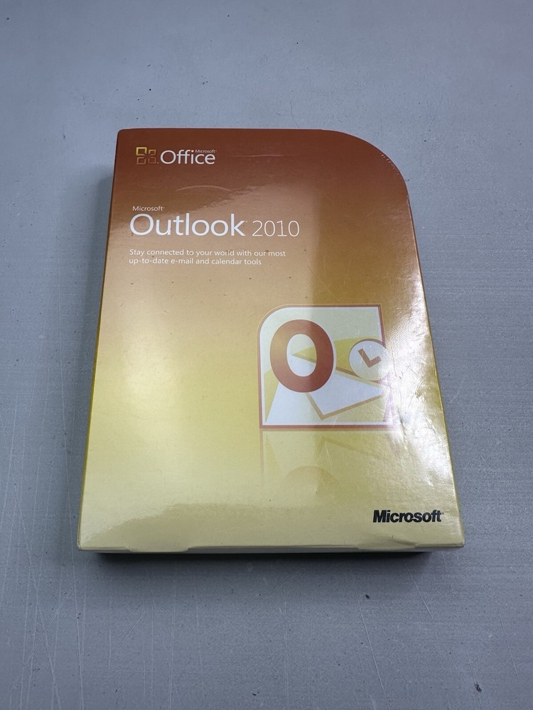Sealed Microsoft Outlook 2010 for Windows (Old Version - NOT for Windows 10/11)