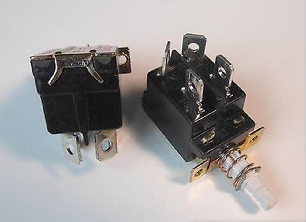 5pcs 8A 250V AC DPST 4 Pins Push Button Power Switch KDC-A04-2S