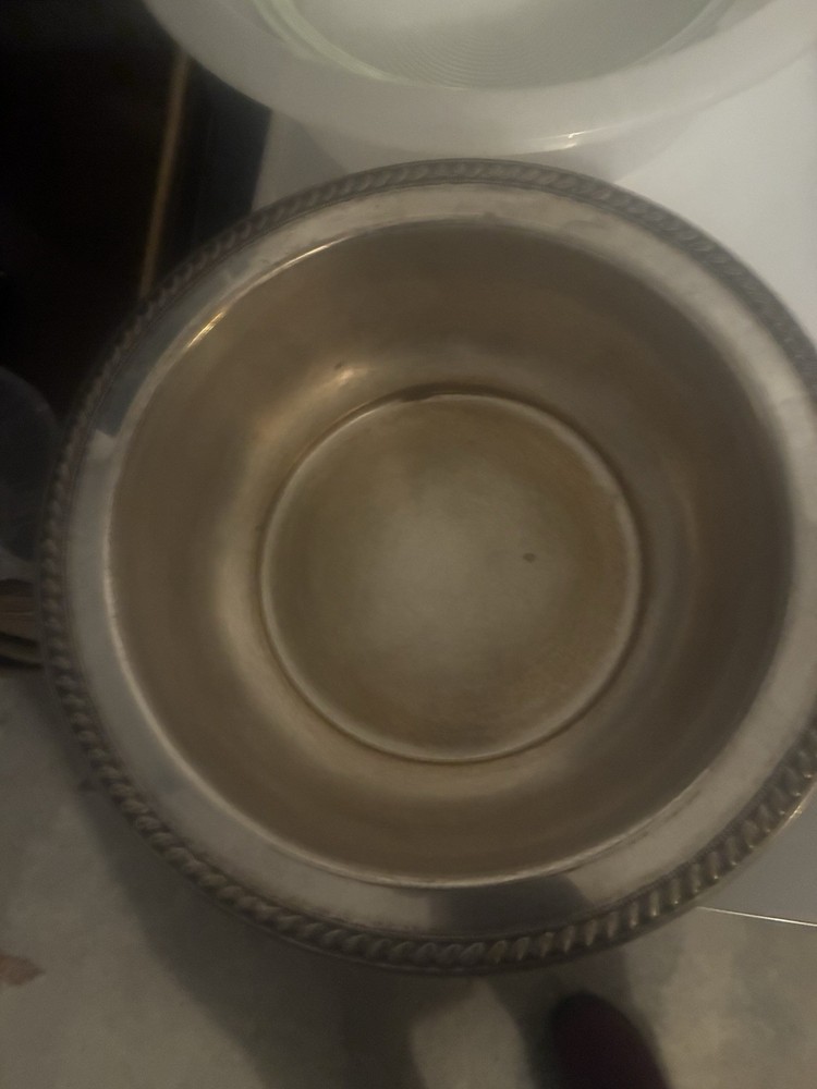 Vintage Silver Dish With Lid