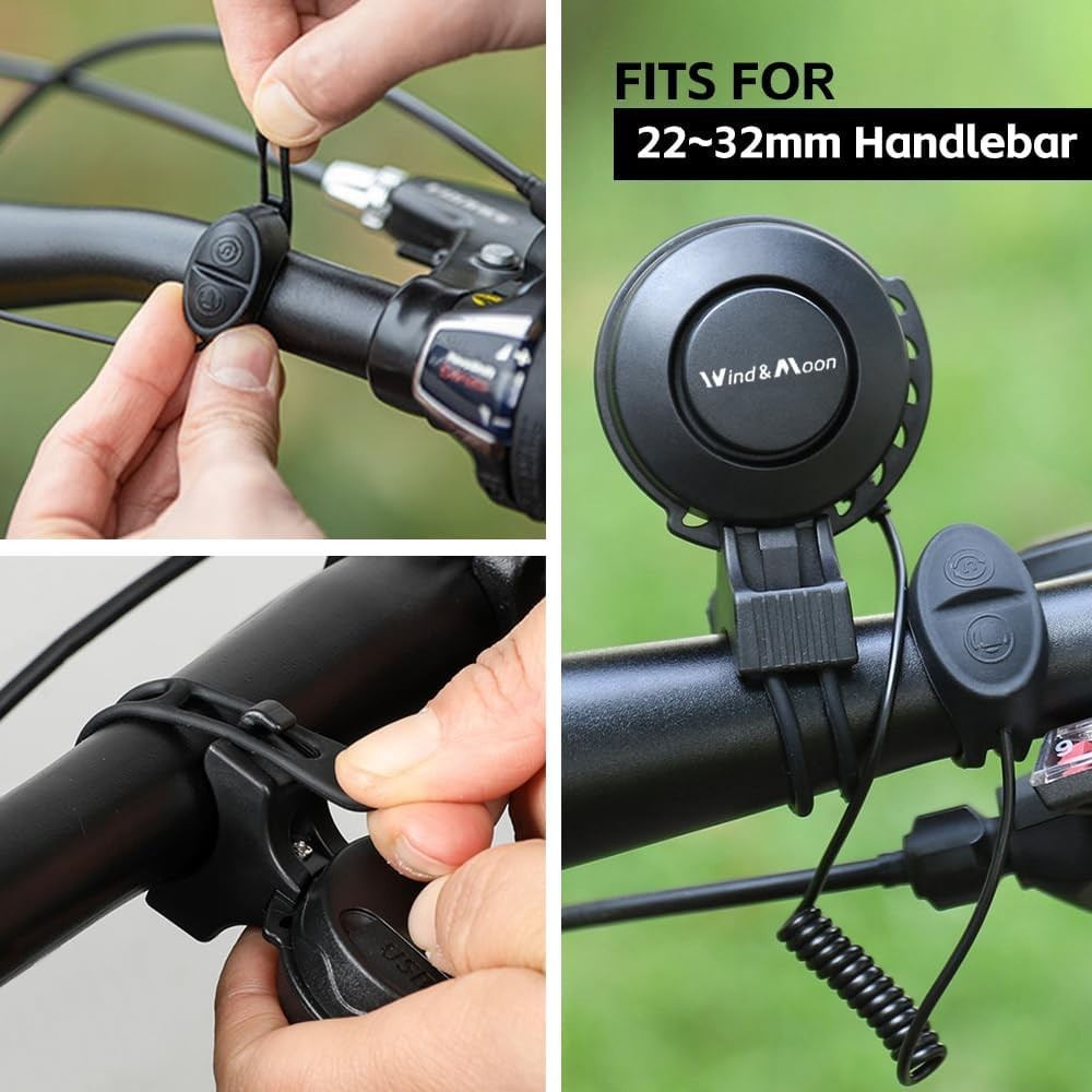 Lightweight and Compact 120db Bicycle Horn - Separate Control Switch Included