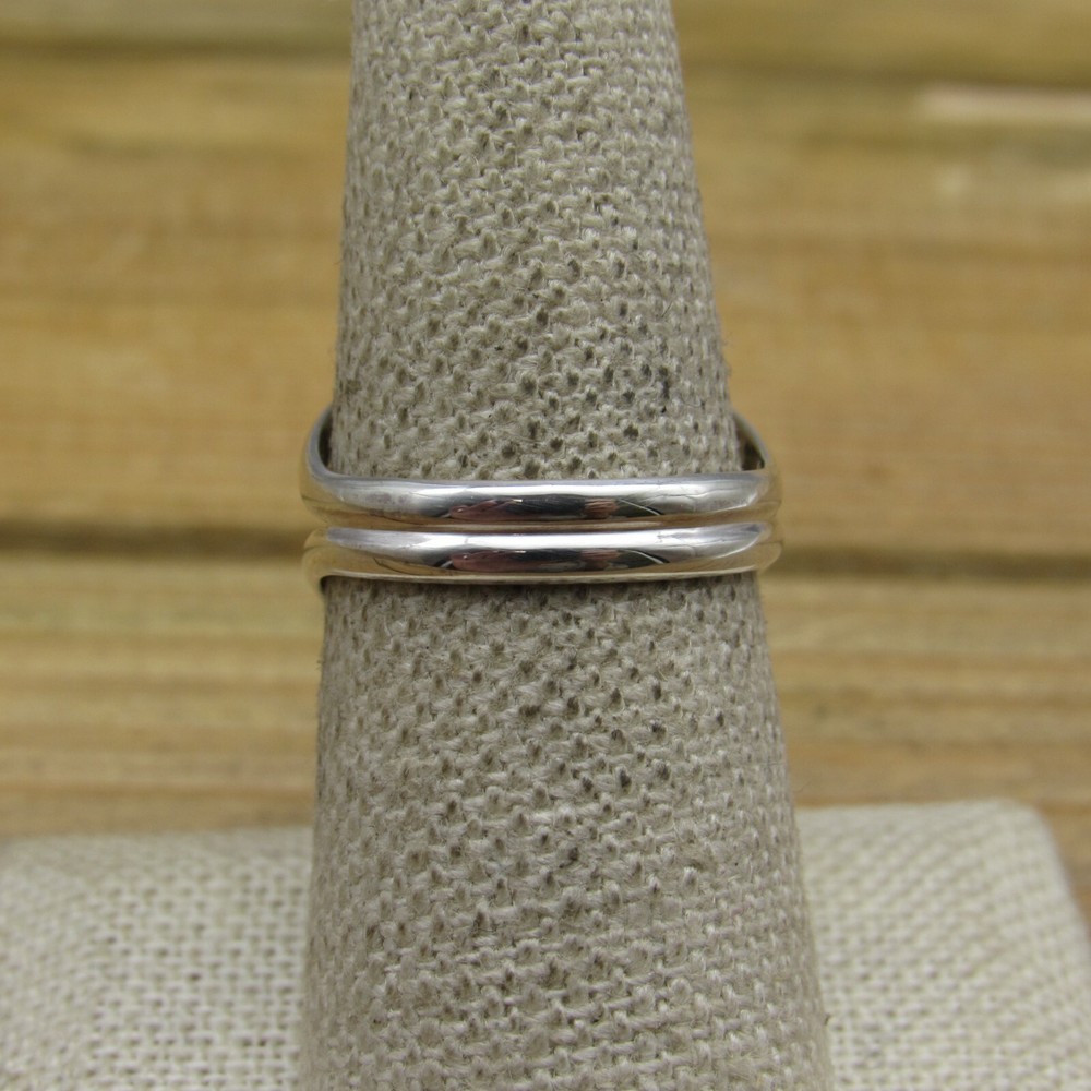 New Sterling Silver Dendrite Opal Ring Size 8 by Jose Campos