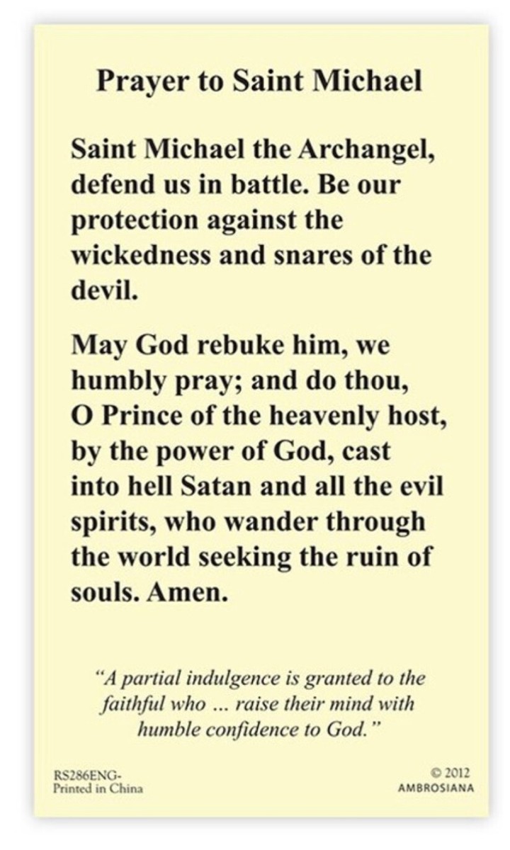 St Michael 1 Decade Rosary + Card Chaplet Tenacious Tenner San Miguel Rosario