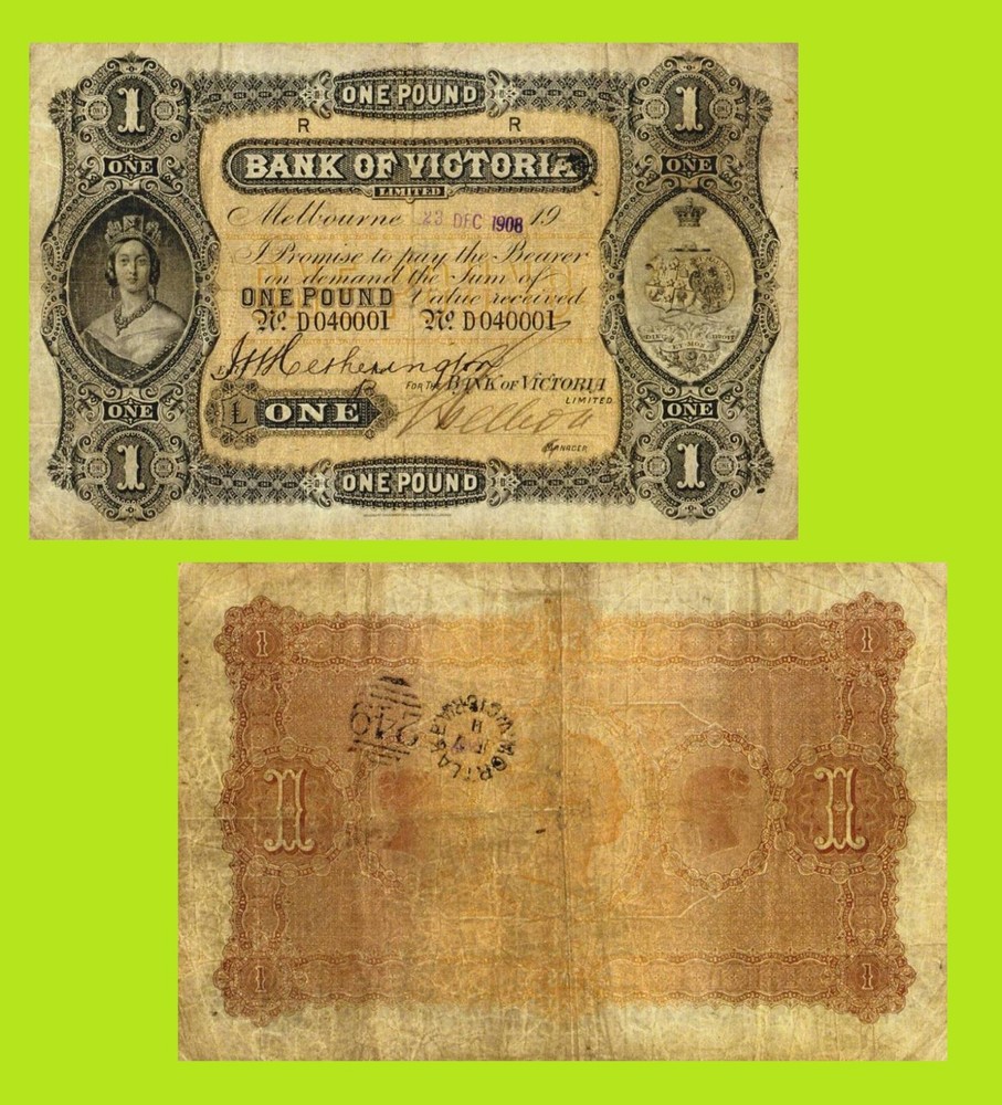 australia 1 pound 1908 *+  Copy