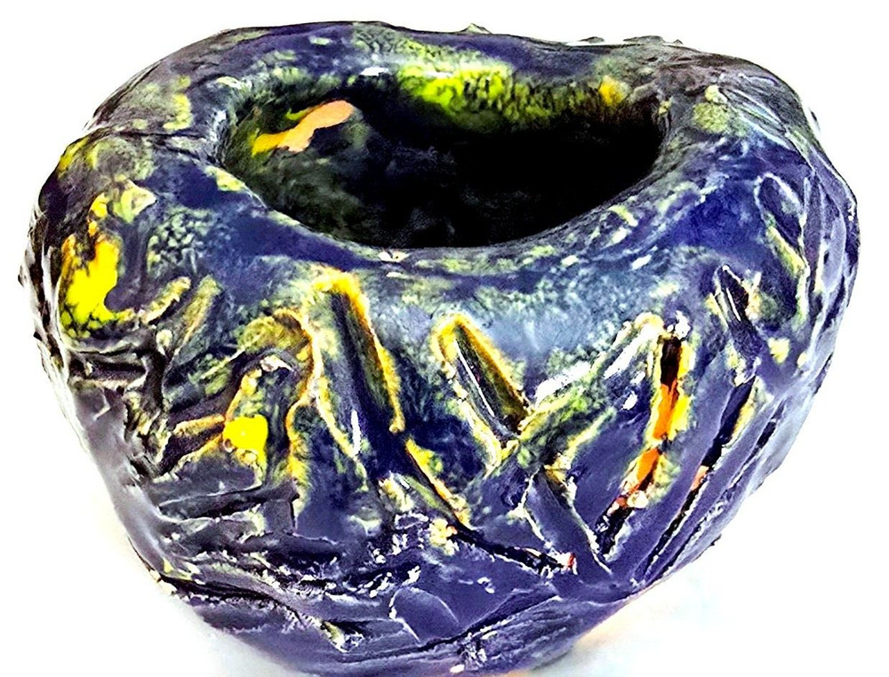 Unusual Crafted Pottery Mini Planter