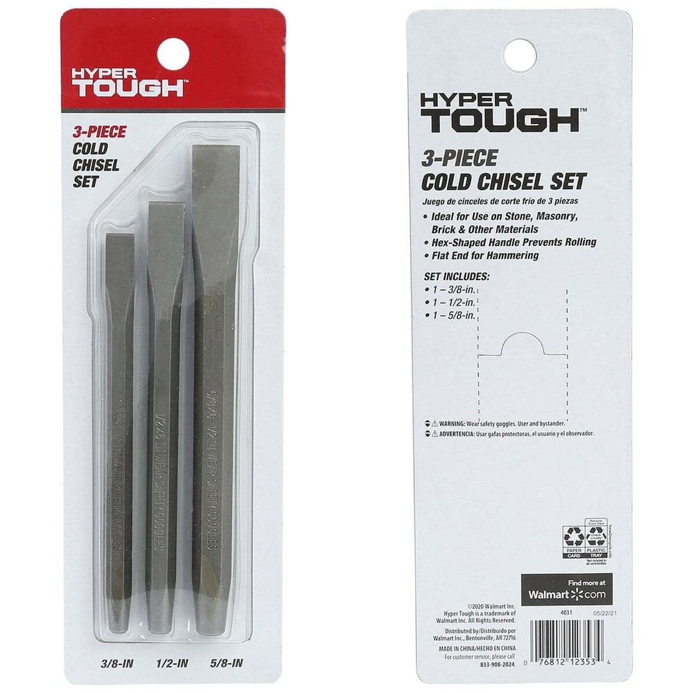 3-Piece Heavy Duty Cold Chisel Set, 4031