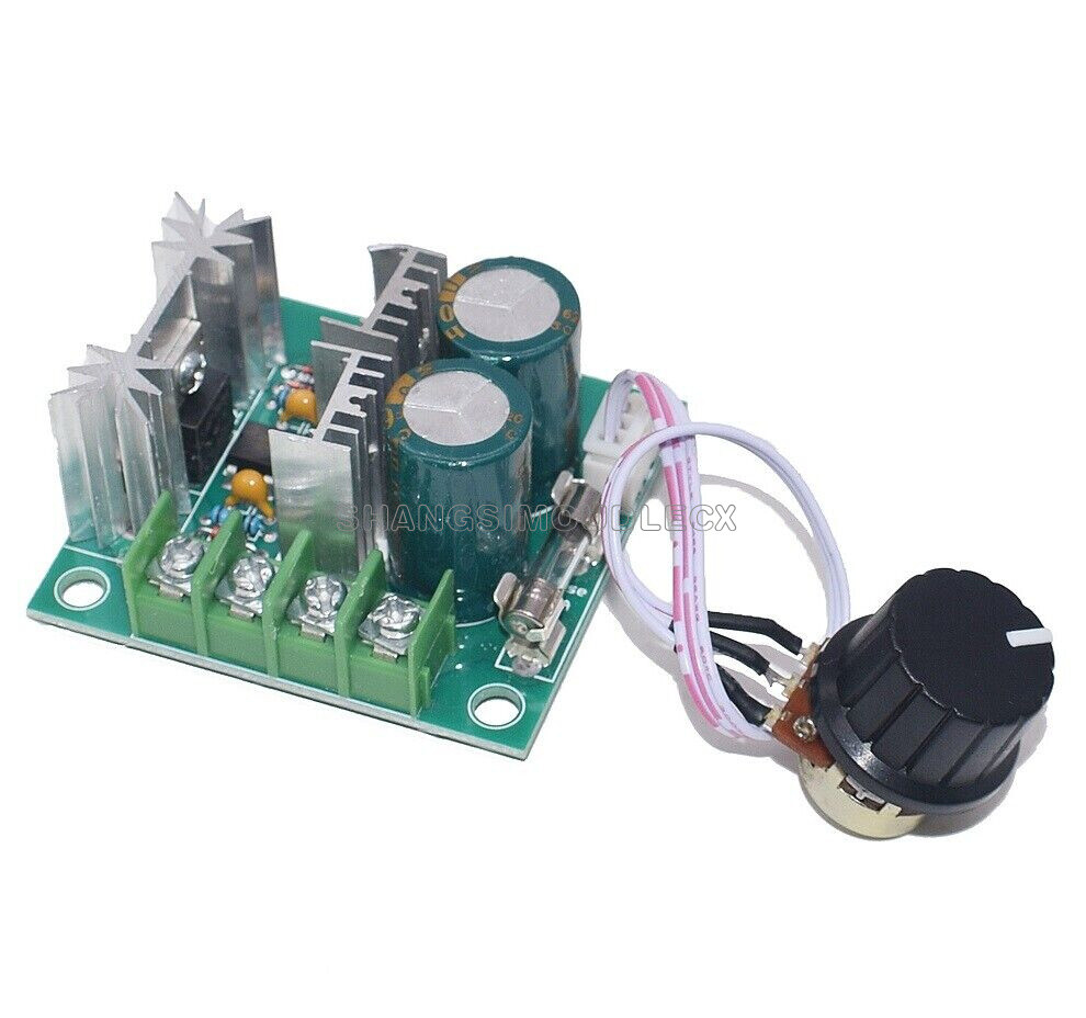 6V-90V DC Motor Speed Controller PWM Power Regulator Governor Switch Soft Start