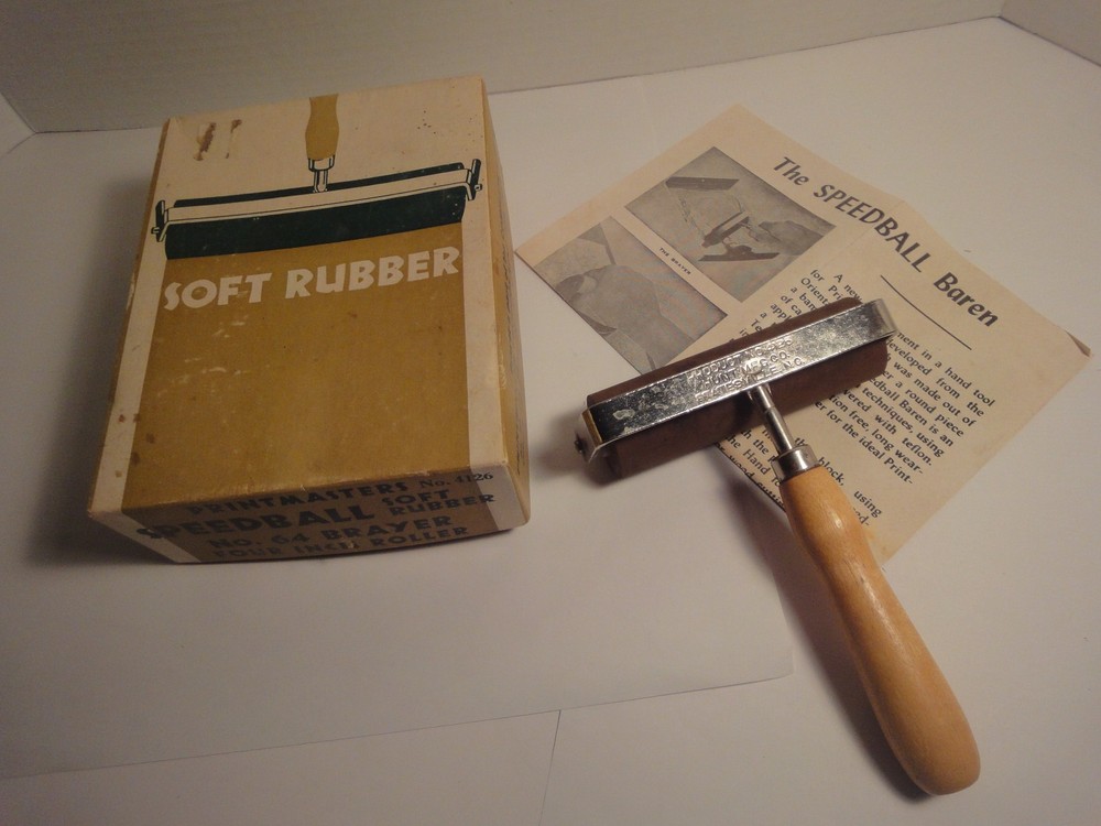 Printmasters Speedball Soft Rubber 4" Roller No. 4126