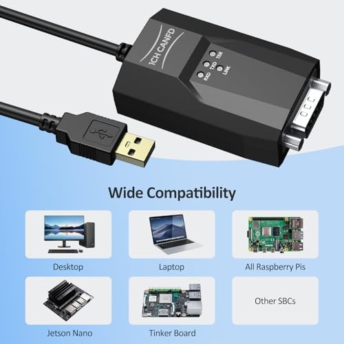 USB to CAN Analyzer Cable SavvyCAN-FD- C CAN FD Speed Up to 12M SavvyCAN-FD-C