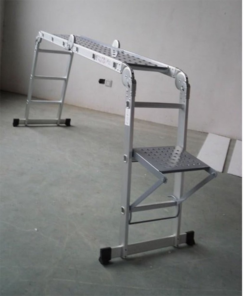 Metal Work Shelf Step Tool Tray Attachment for Aluminum Multi Function Ladder