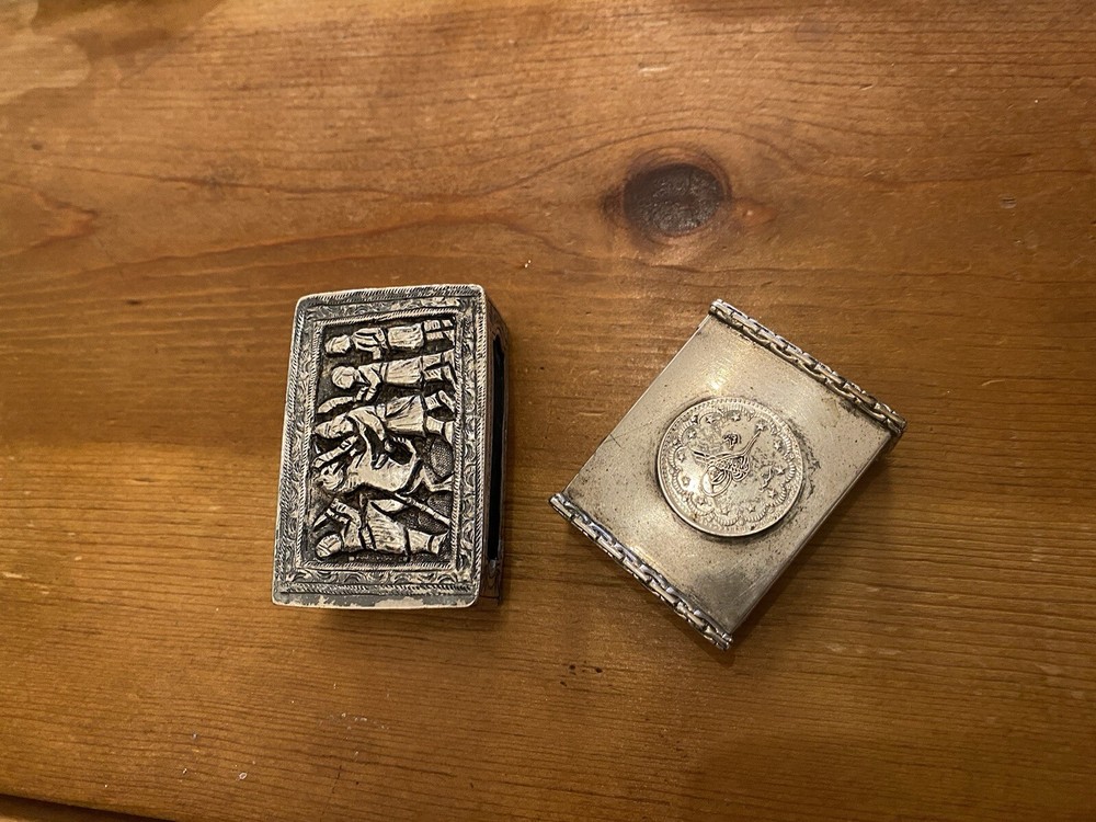 Vintage Silver Matchbook Cover