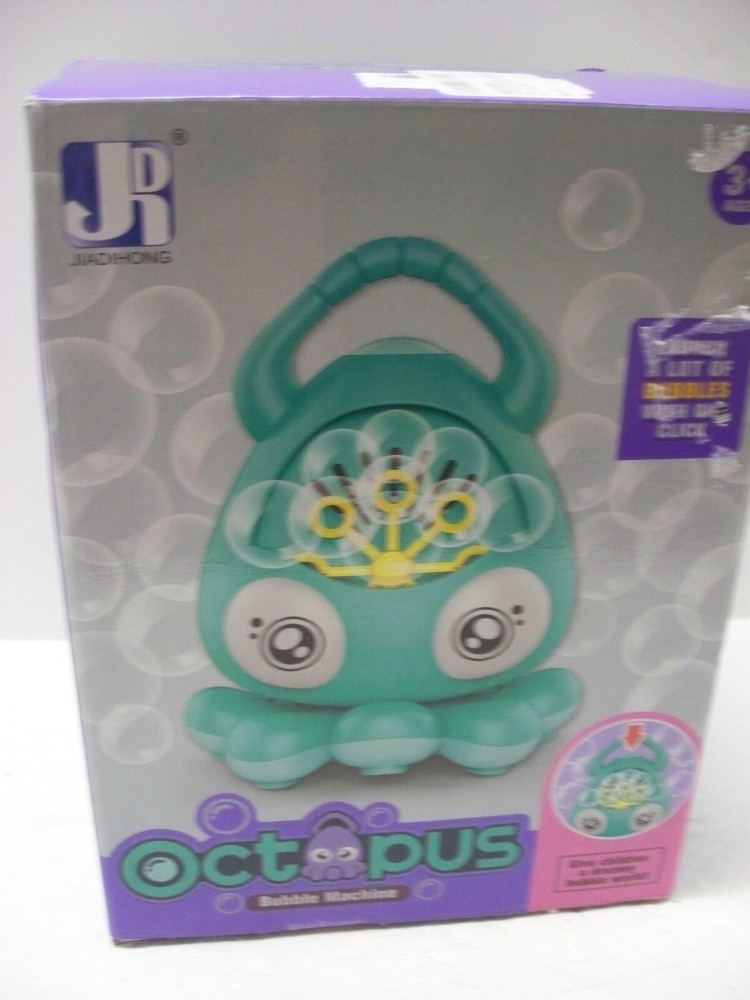 Octopus Bubble Machine Electric Set NEW IN BOX