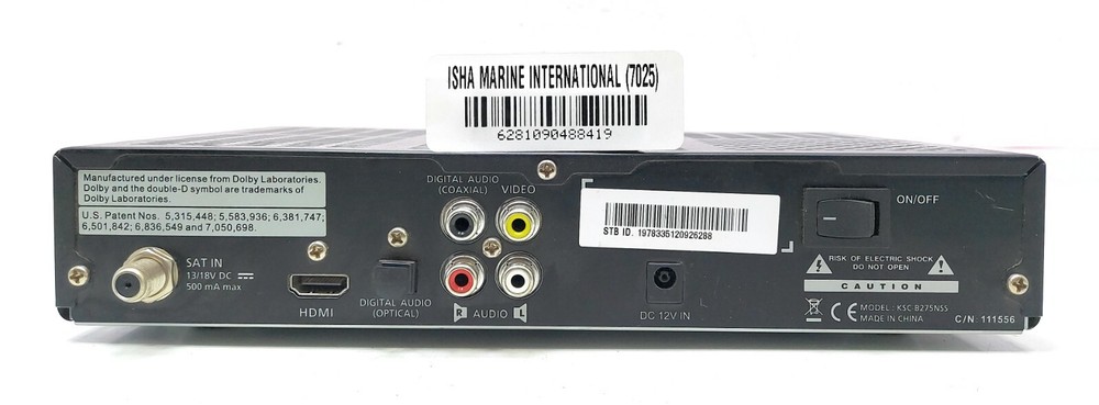 OSN HD Box High-Definition Satellite Receiver HDMI Dolby Digital Plus