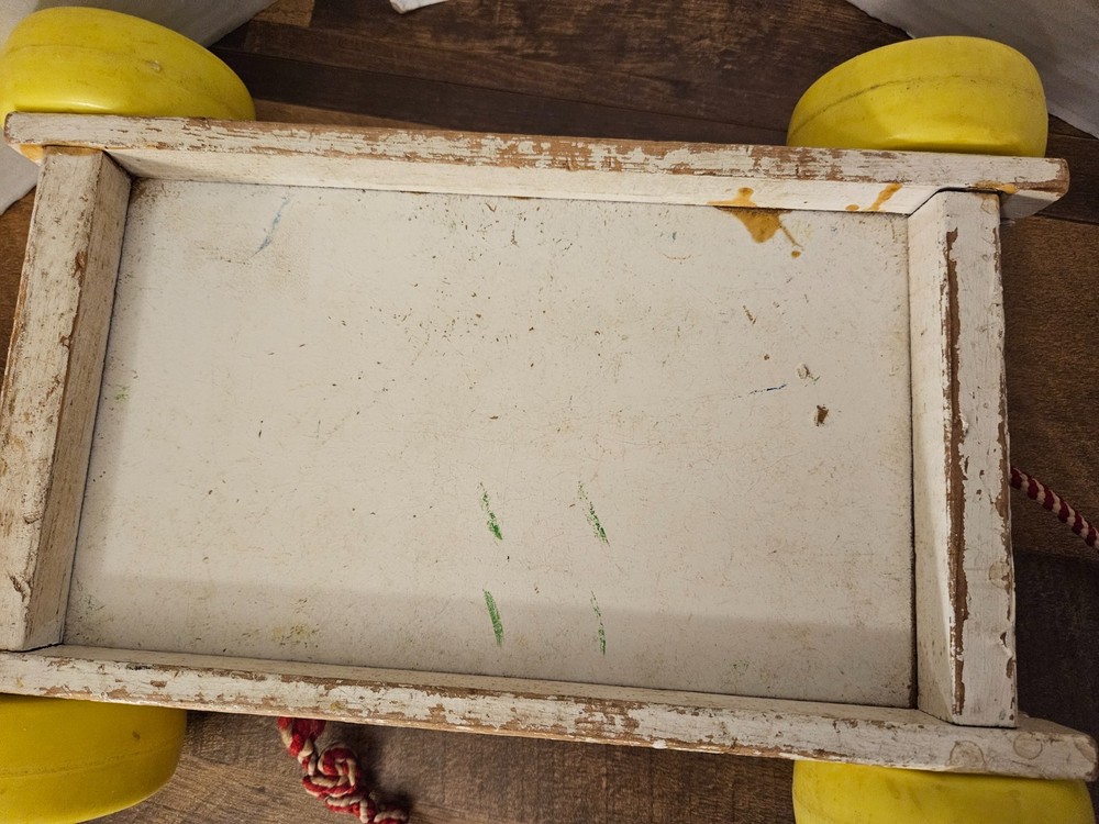 Vintage Playskool Wagon Pull Along Toy Cart