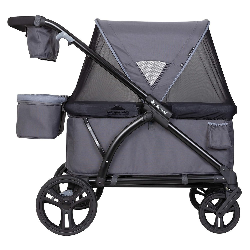 Expedition 2-in-1 Stroller Wagon Plus, Ultra Grey