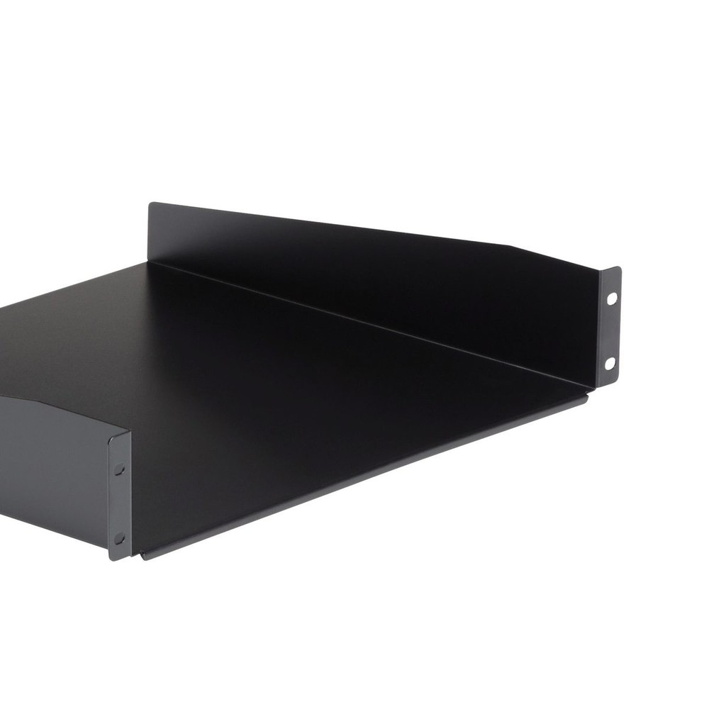 StarTech Standard Universal 2U Server Rack Cabinet Shelf, 44.2lbs Capacity