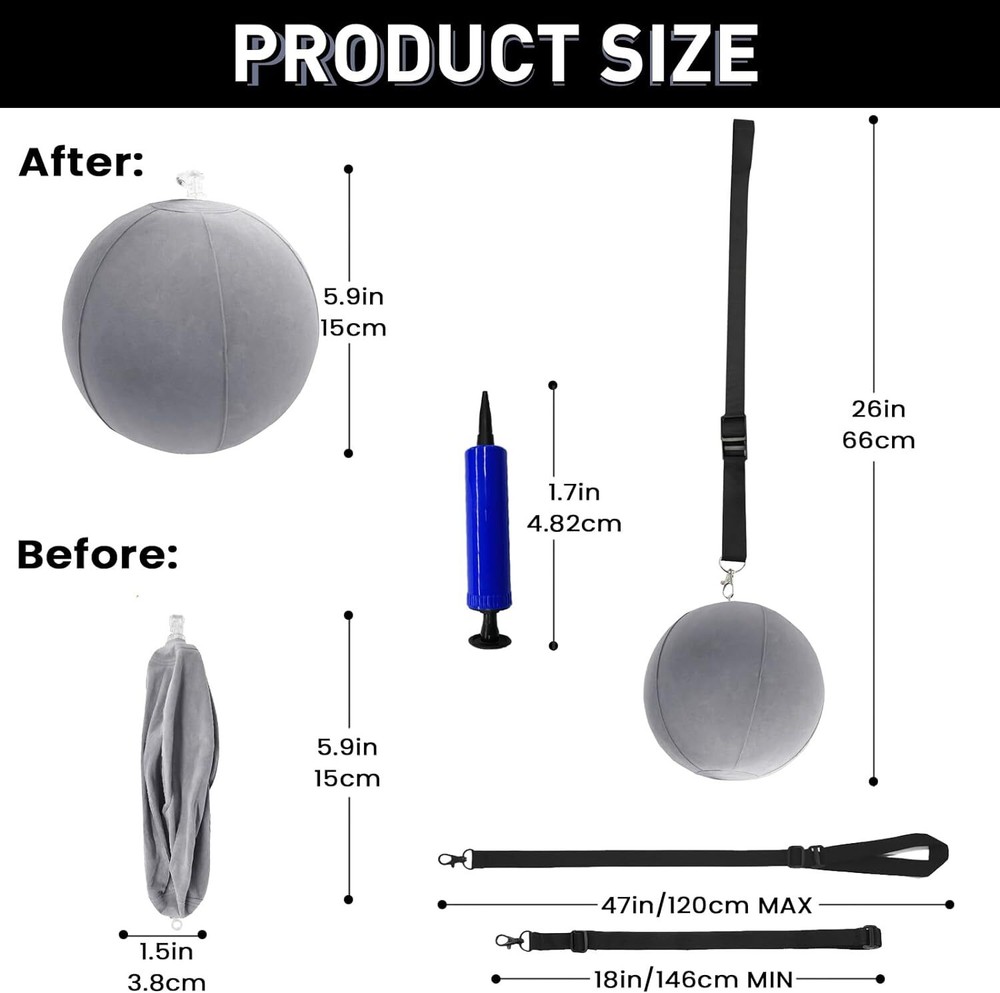 Smart Impact Ball Golf Swing Trainer Aid Practice Posture Correction Training US