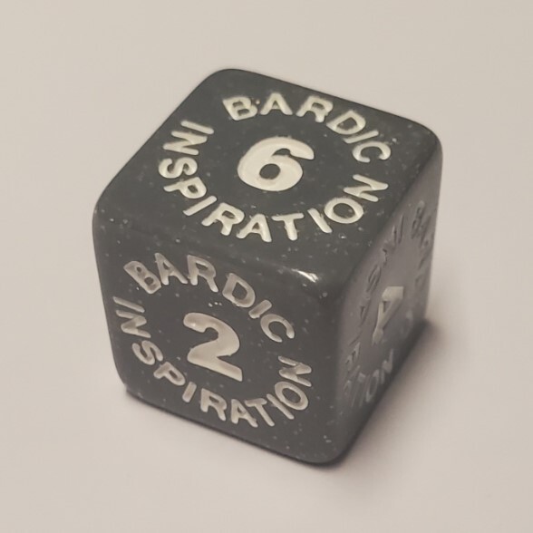 Bardic Inspiration d6 & d8 Dice Bundle Compatible with Dungeons and Dragons