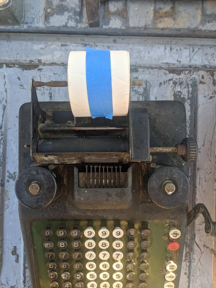 Antique electric burroughs adding machine. As Is***