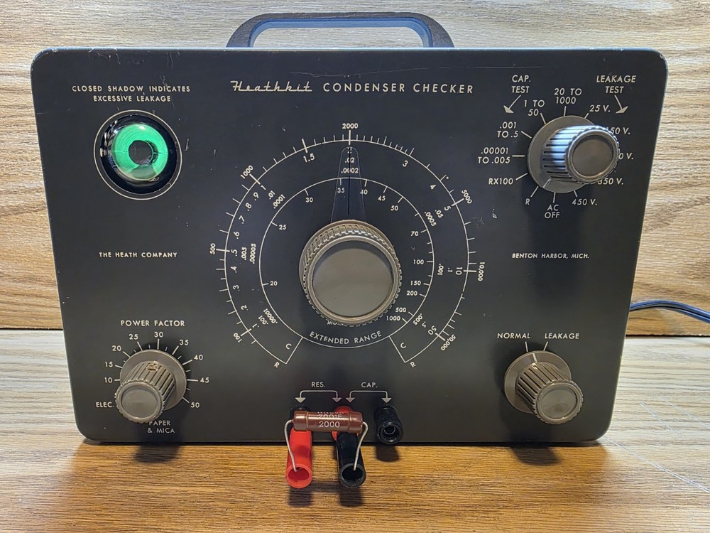 Heathkit C-3 Capacitor Tester Condenser Checker
