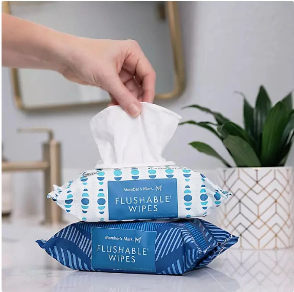 Member's Mark Flushable Wipes, Fresh Scent, 540 ct.