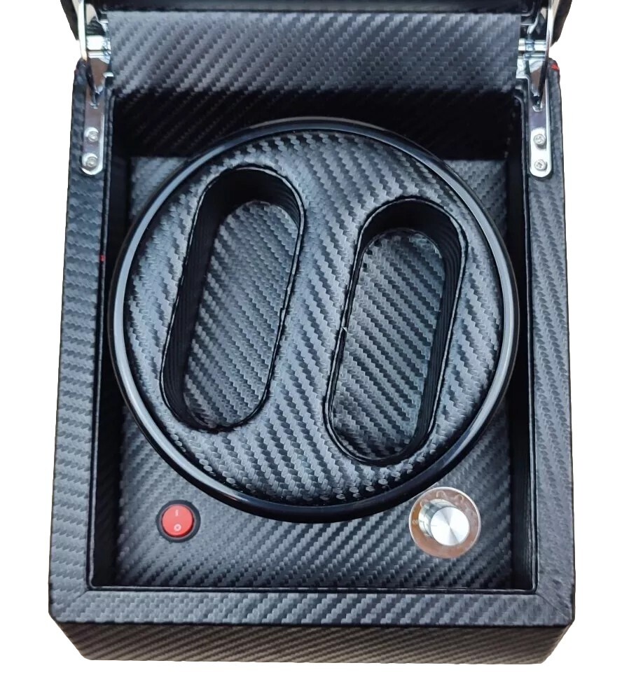 Automatic Dual Watch Winder Display Case
