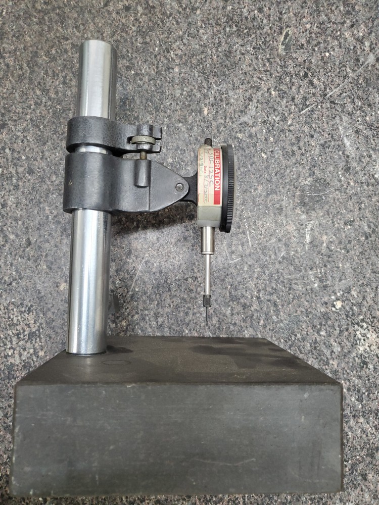 DIAL INDICATOR GRANITE STAND BASE INSPECTION MACHINIST TOOL