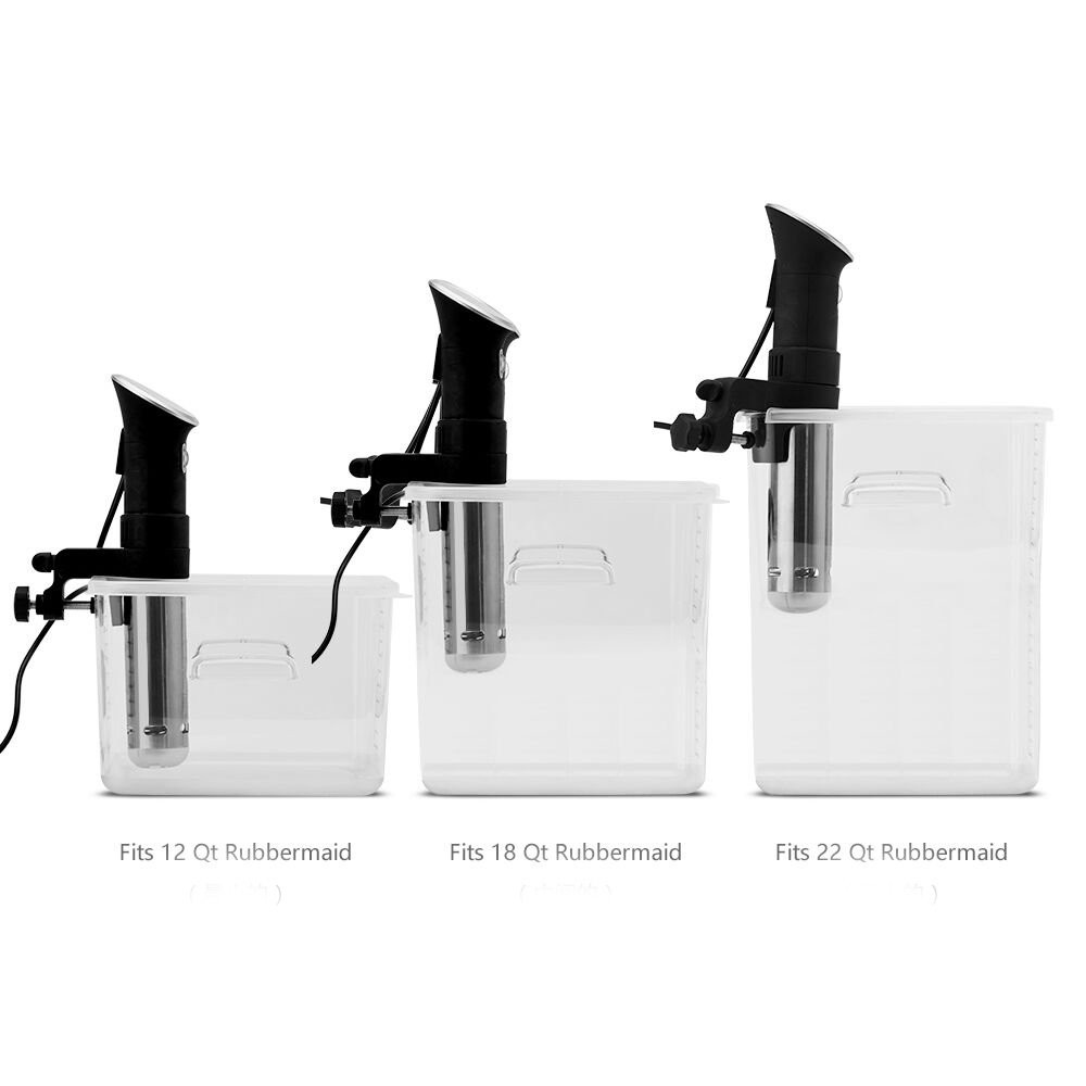 EVERIE Collapsible Hinged Lid Compatible with Corner mount, Semi-Transparent