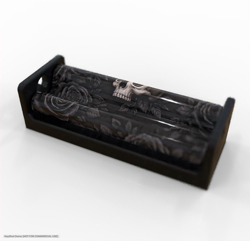 Black Roses Rolling Machine | 78mm Manual Roller