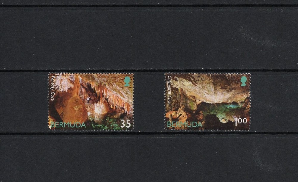 T0740   Bermuda  2002  Caves   2v.   MNH