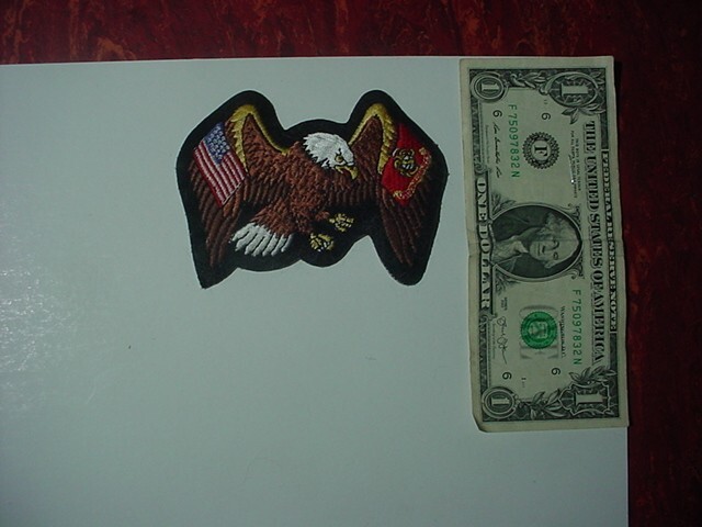 Patch - EAGLE --- U.S.A. & MARINES
