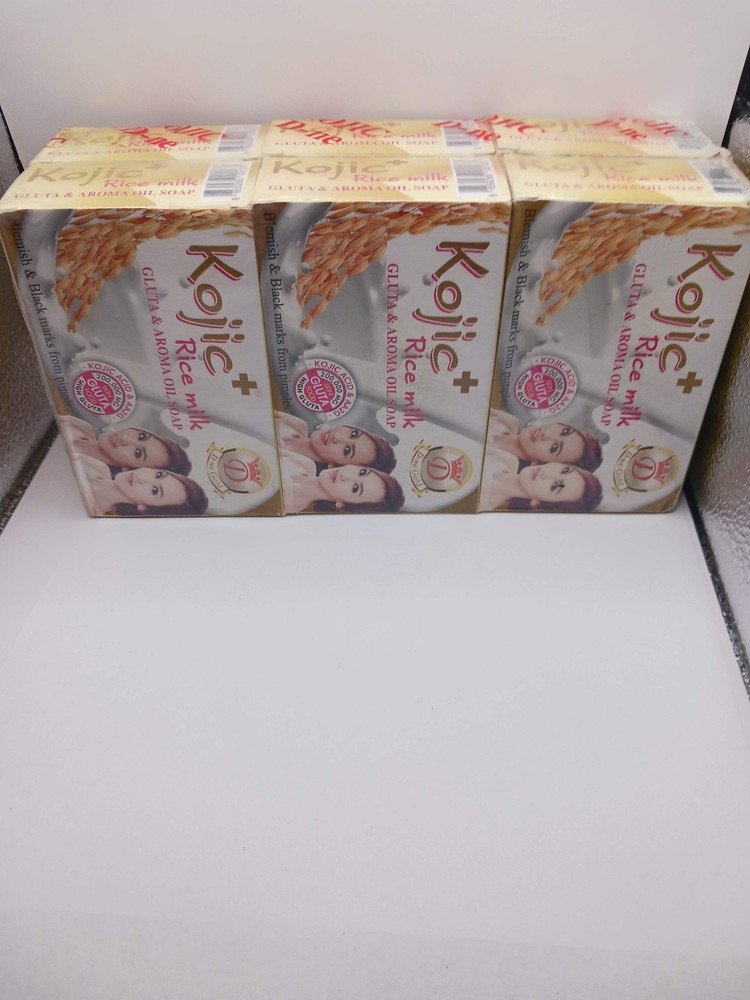 Kojic Rice Milk bar soap/6 Bars