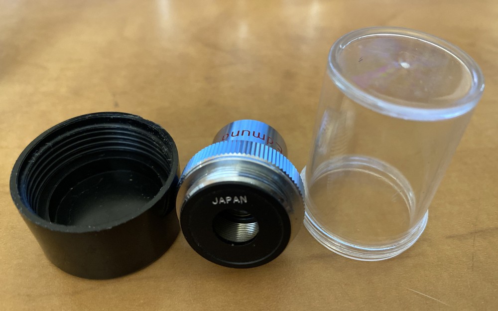 Edmund 5x / 0.12 NA microscope objective RMS thread