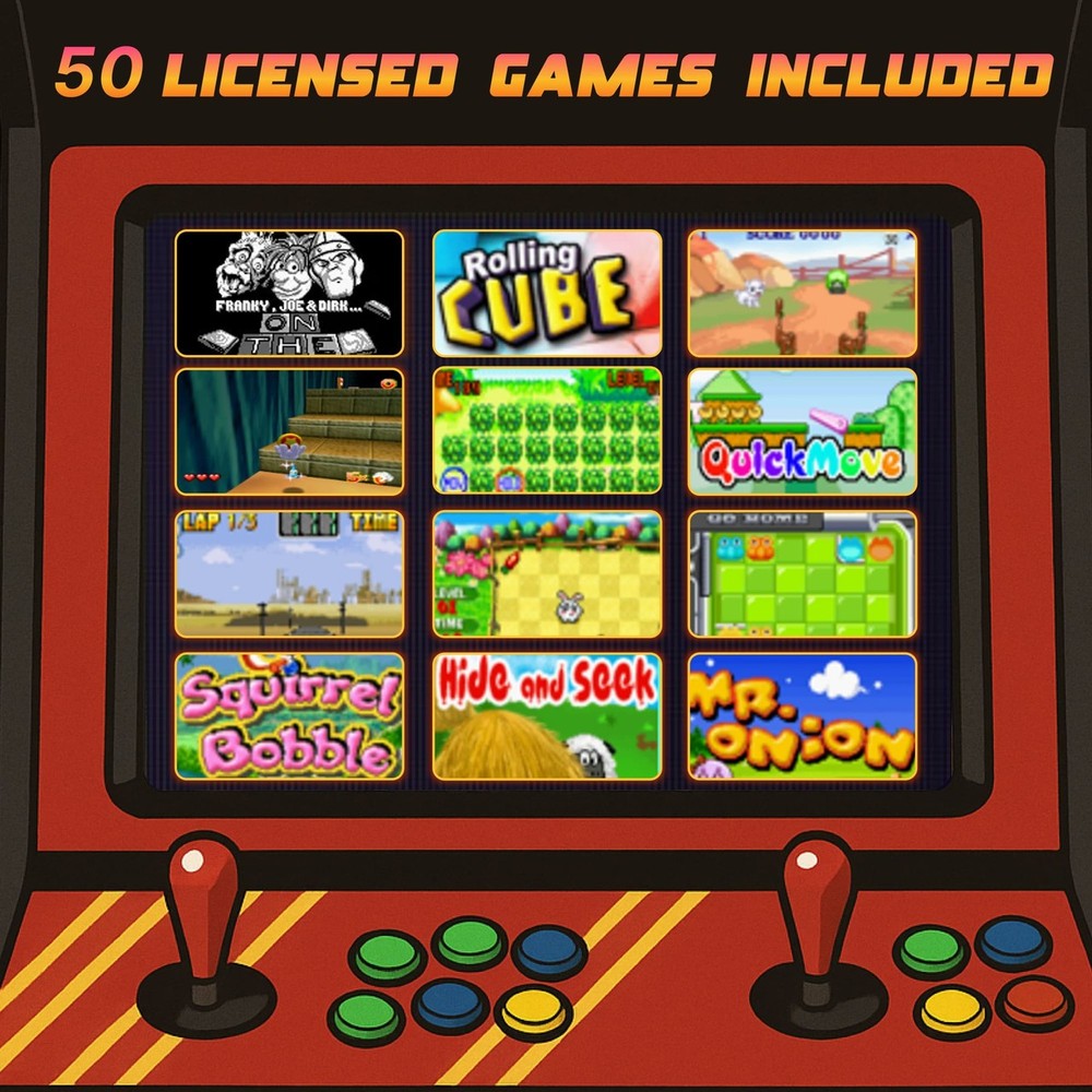 Laser Smart Android Gaming Projector 50 Games with Controllers