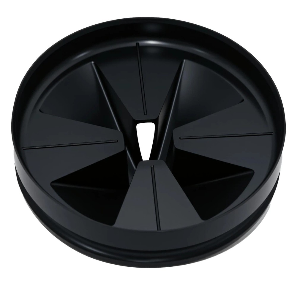 Garbage Disposal Splash Guard 3 3/8" for InSinkErator Evolution 3 3/8", Black