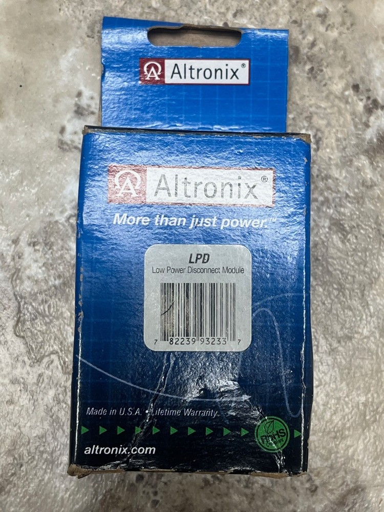 Altronix LPD Low Power Disconnect Module