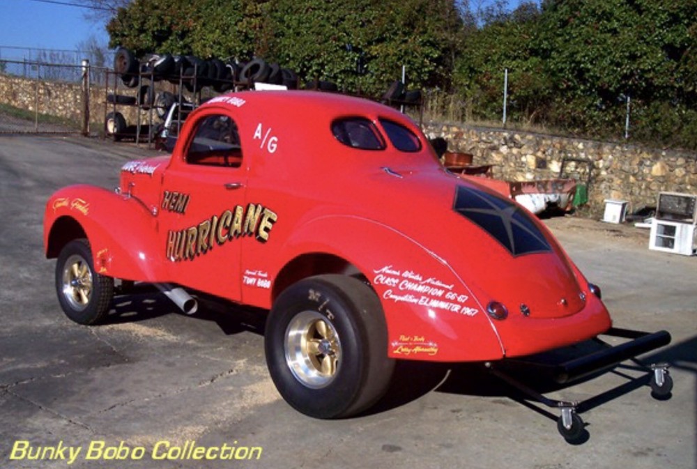 DECALS - Hemi Hurricane Willys of Lamar “Bunky” Bobo. Nice!